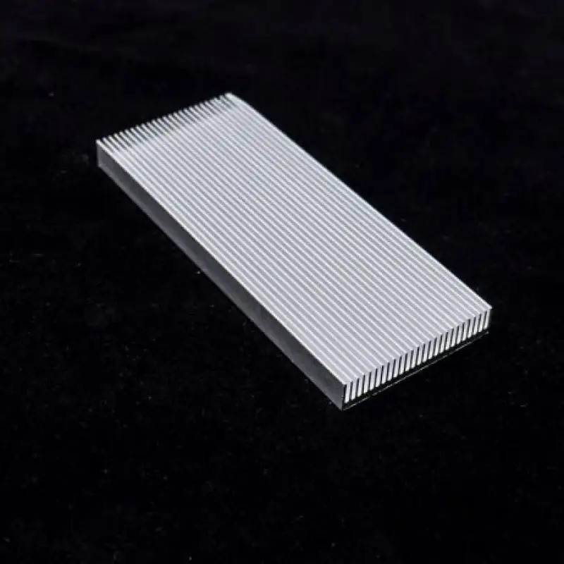 Aluminium Heat sink for High Power LED Amplifier (100 x 40 x 8 mm)