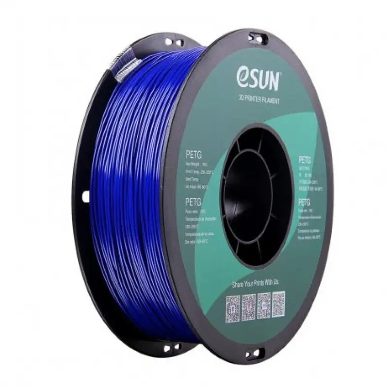 eSun PETG 1.75mm 3D Printing Filament 1kg - Solid Blue