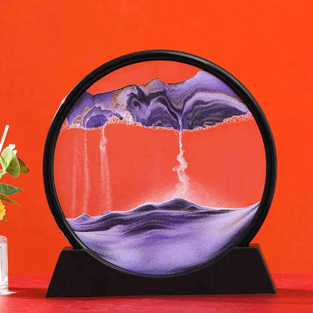 3D moving light sand art multi colors