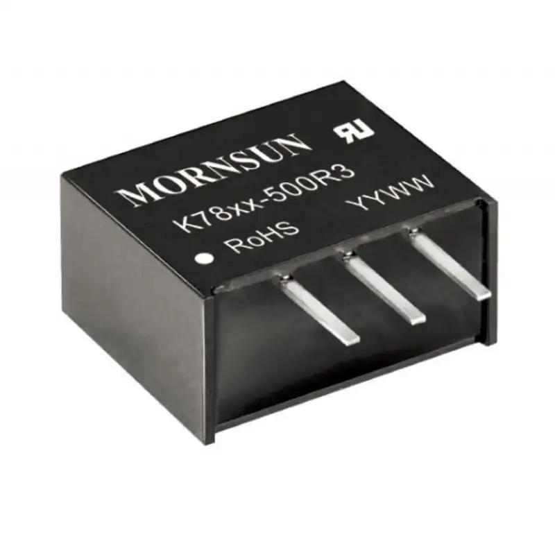 K7812-500R3 Mornsun +12V/-12V Output DC-DC Converter 0.5W Power Supply Module - SIP Package