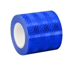 96mm Normal reflective tape Blue color- 45 Meter