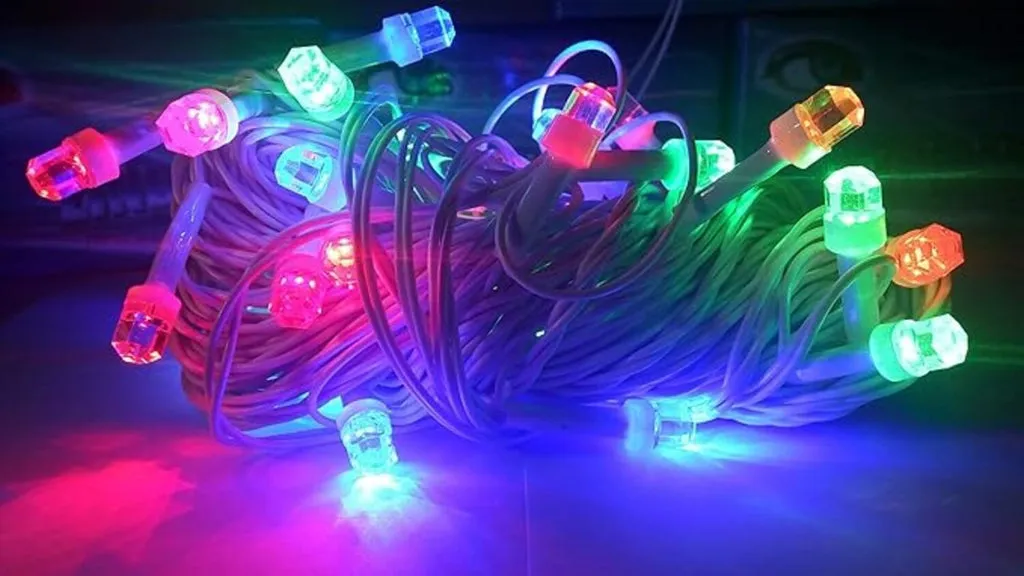 Diamond LED 8MM 84 Lamp Multi color 50Meter