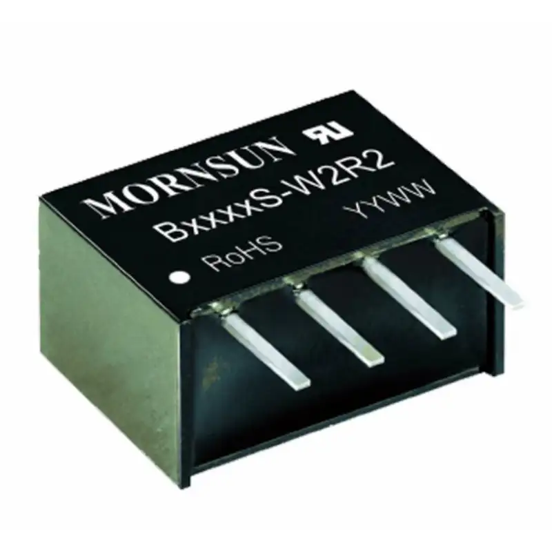 B0303S-W2R2 Mornsun 3.3V to 3.3V DC-DC Converter 0.25W Power Supply Module - Compact SIP Package