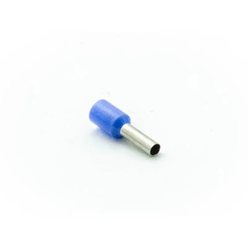 Insulated Cord Pin End Terminal Blue 10 AWG