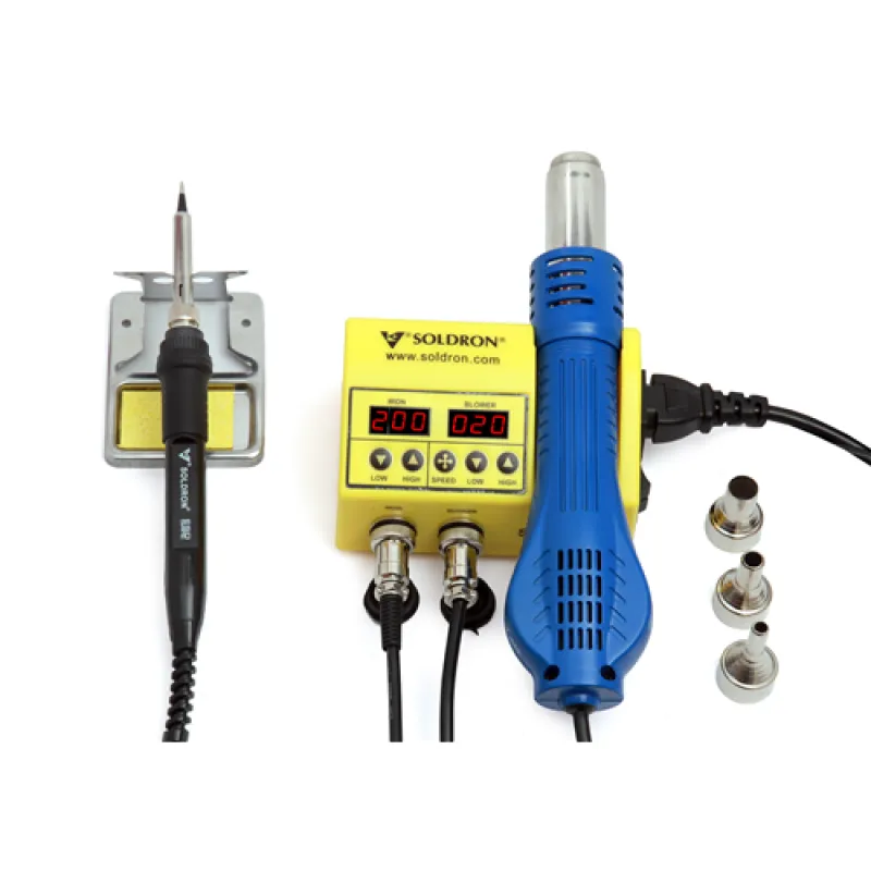 Soldron 8898 Portable Dual Hot Air Soldering Station