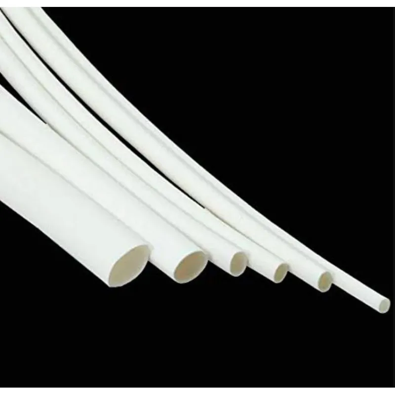 8mm Heat Shrink Sleeve Tube - White - 1 meter