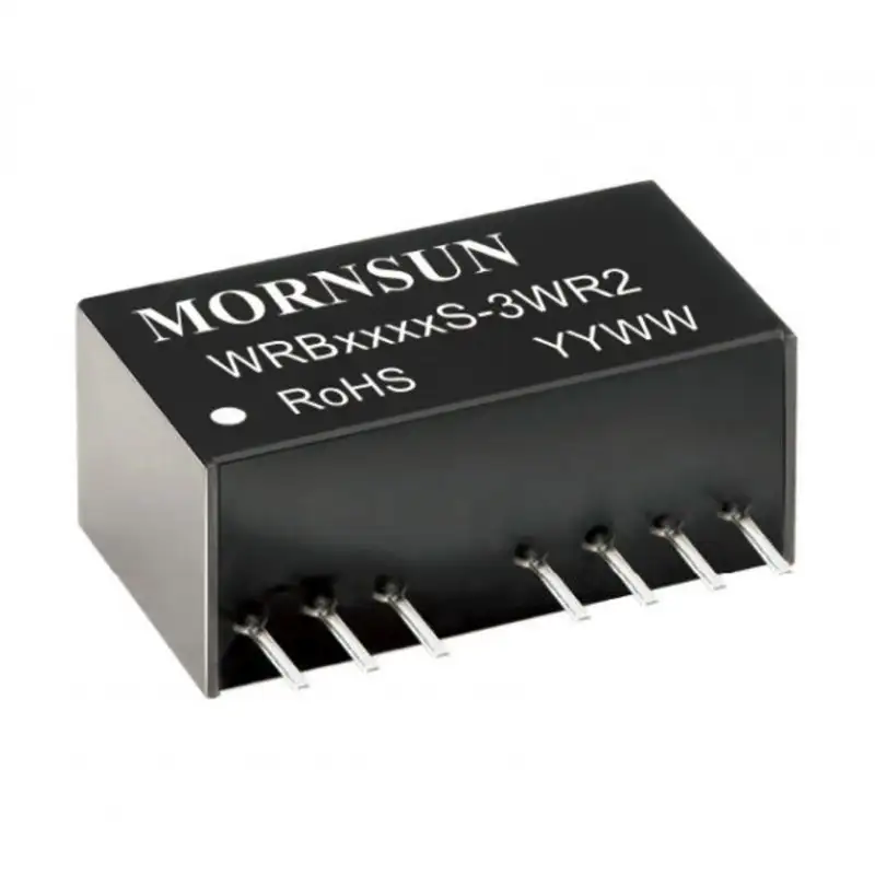 WRB2412S-3WR2 Mornsun 24V to 12V DC-DC Converter 3W Power Supply Module - Ultra Compact SIP Package