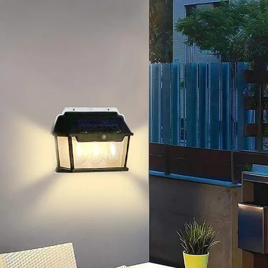 Solar Wall tungsten triple Bulb Light Lamp (Wall lamp, 3 Bulb Wall lamp)