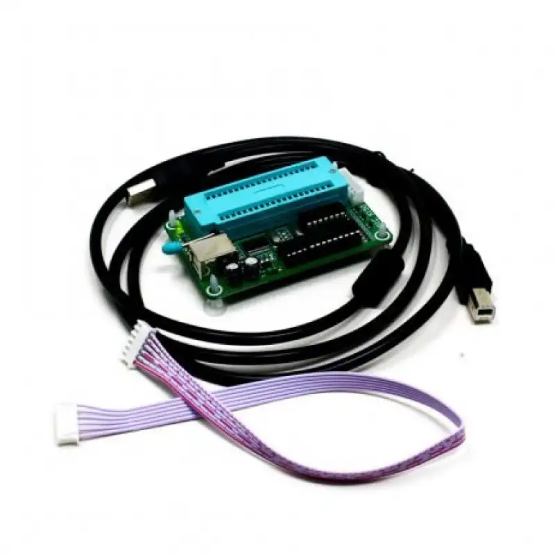 PIC K150 USB Automatic Develop Microcontroller Programmer with ICSP Cable (Body width: 10 mm)