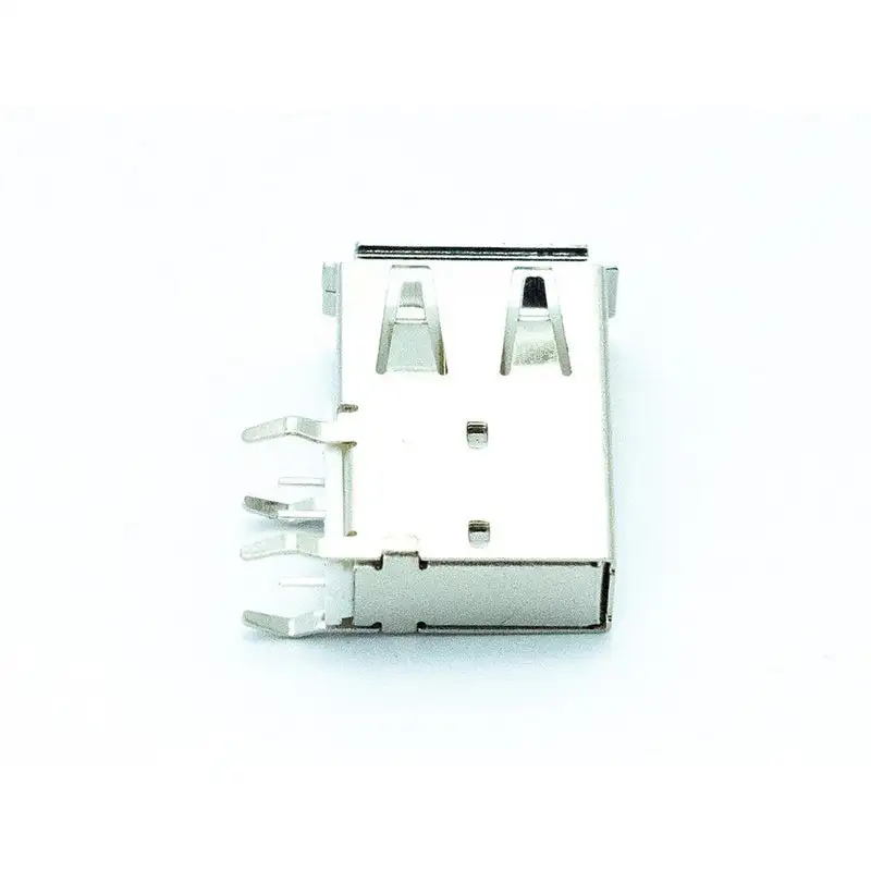 USB Type-A Vertical Female Jack Solder Connector