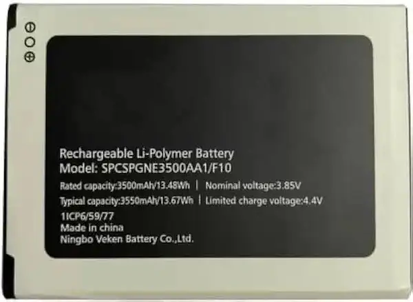 GEE F10/SPCSPGNE3500AA1 2000mAH Lithium Polymer battery