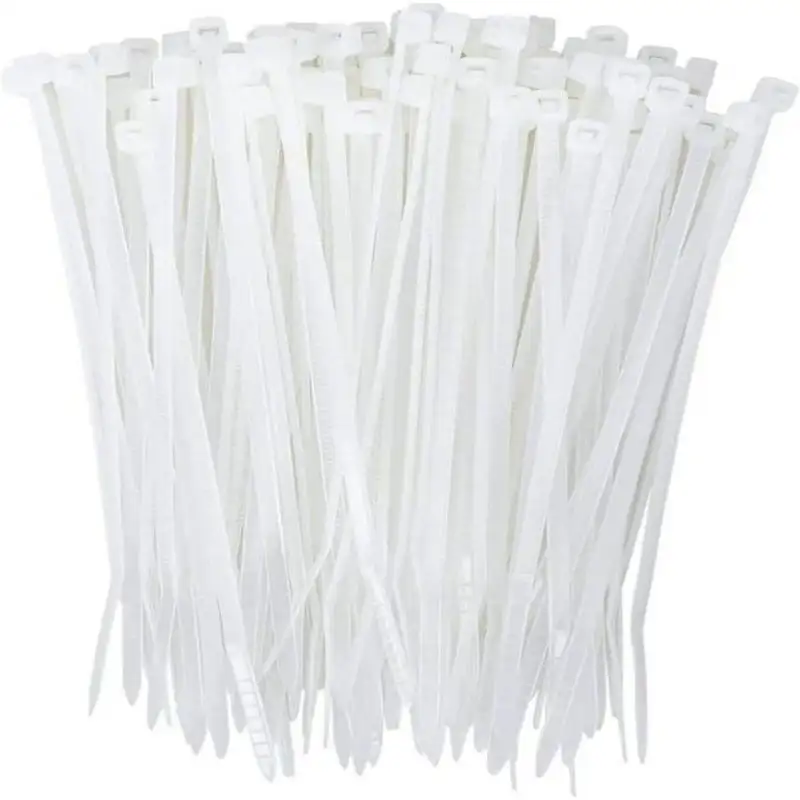 200mm x 2.2mm Nylon Zip Tie (White)