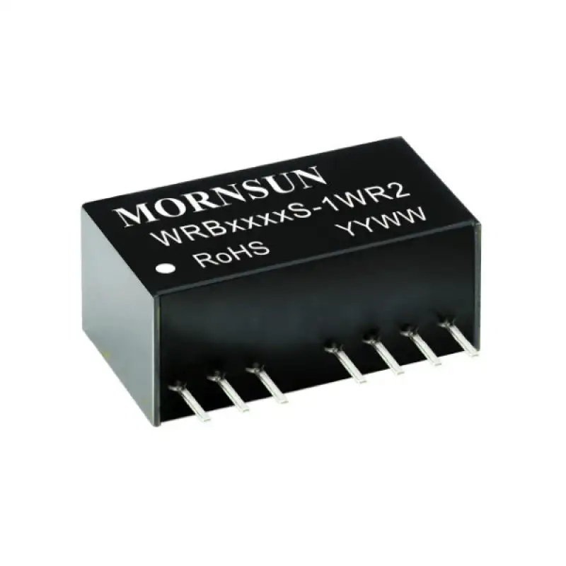 WRB1205S-1WR2 Mornsun 12V to 5V DC-DC Converter 1W Power Supply Module - Ultra Compact SIP Package