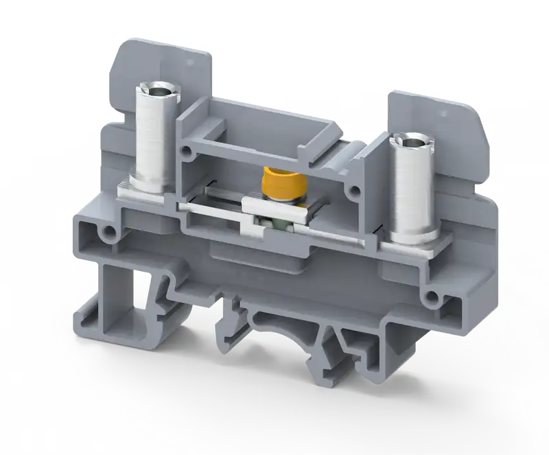 Connectwell CDL4UN(I.S) 4 sq. mm 2 Level Screw Clamp INT Shorted TB