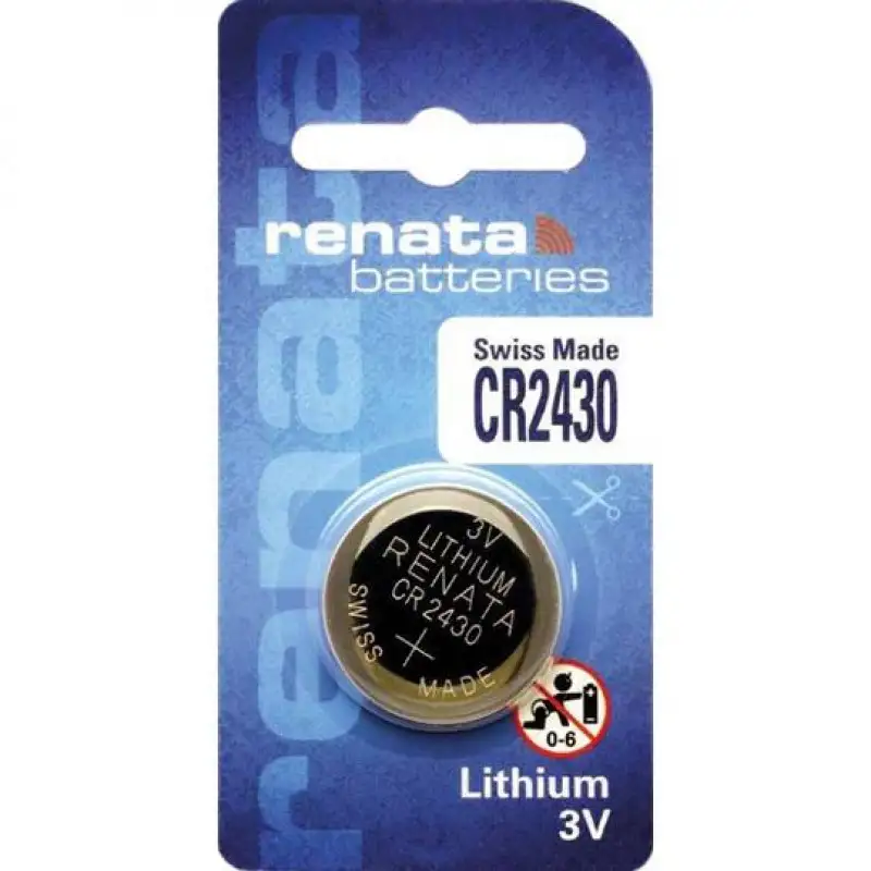 Renata CR2430 (Original) 3V 285mAh Lithium Coin Cell Battery