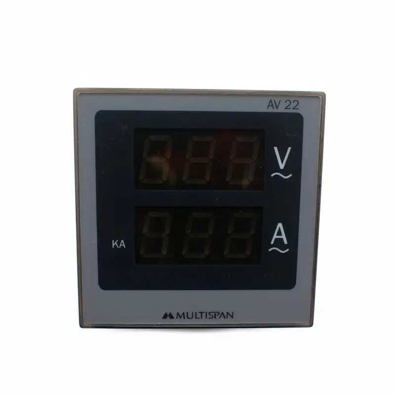 Multispan AV-22 Size Digital Volt & Ampere Meter