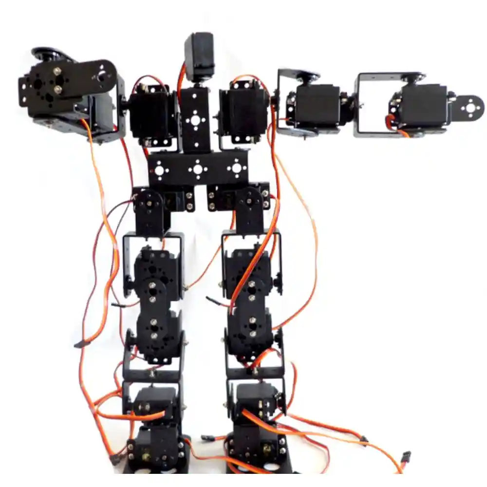 17DOF Biped Robot, Leg Robot Servo Motor Metal Bracket (NO Servo)