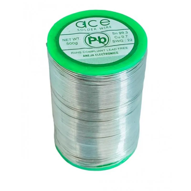 ACE 500gm 22 Gauge Sn 99.3/Cu 0.7 Grade Lead Free Solder Wire