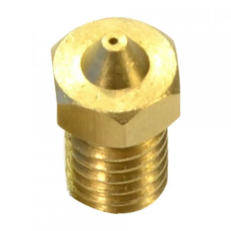 M6 Thread Brass Nozzle V5 V6 UM Compatible - 1.75mm x 0.4mm (for 3D printer)