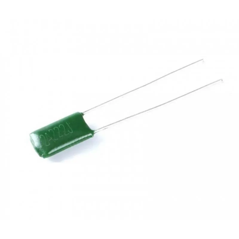 2.2nF (0.0022uF - 2A222J) - 100V Polyester Film Capacitor