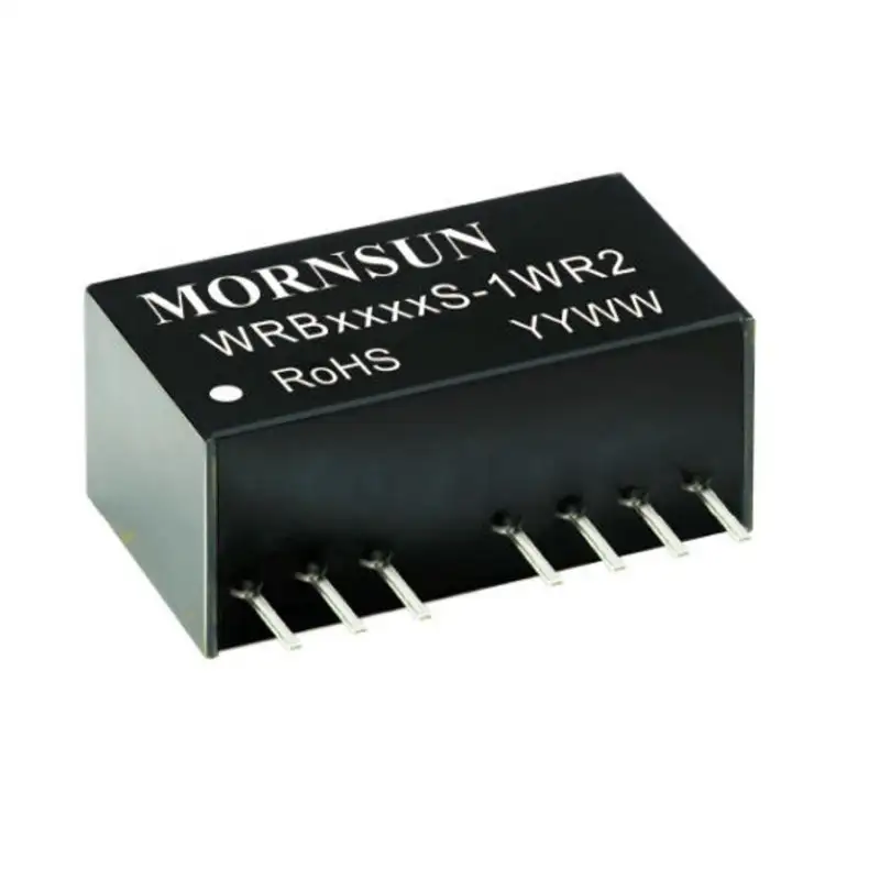 WRB0515S-1WR2 Mornsun 5V to 15V DC-DC Converter 1W Power Supply Module - Ultra Compact SIP Package