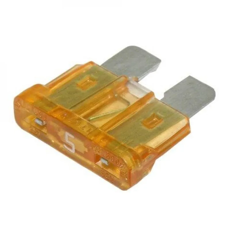 5 Amp Car Blade Fuse - 2 Pieces Pack