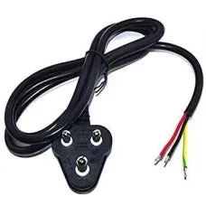 3-Yard : 3 Pin Power Cable Mains Cord 3Core