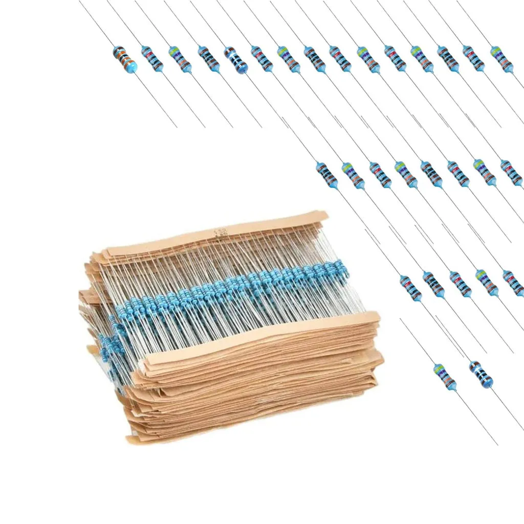 30 Type Assorted Resistor Kit . Metal Film Resistor Assorted Kit - 30 Kinds