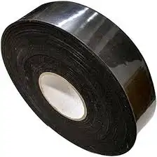 6mm Polyester adhesive tape Black color (50 meter)