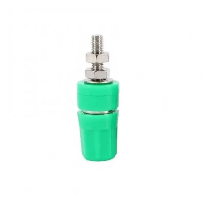 Green M4*36 Pure Copper Terminal 4mm Banana Jack Socket 20A