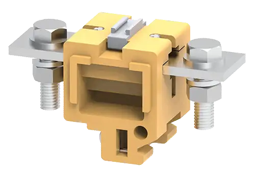 Connectwell CTS70L 70 sq.mm Feed Thru Nut Bolt Melamine Terminal Block