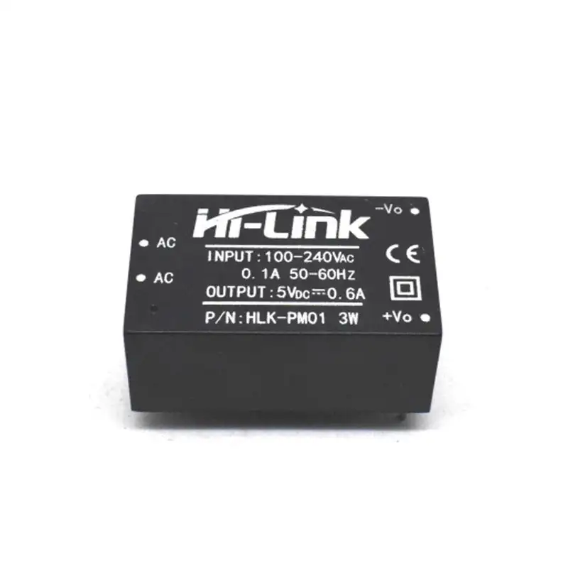 Hi-Link PM01 5V 3W AC-DC Power Converter (AC to DC Switch Power Supply Module)