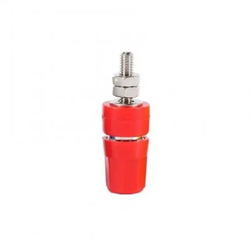 Red M4*36 Pure Copper Terminal 4mm Banana Jack Socket 20A