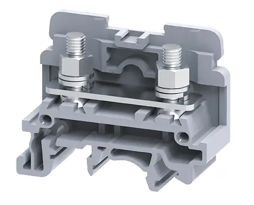 Connectwell CSTSN5U 16 sq.mm Stud Type Terminal Block in (Grey)