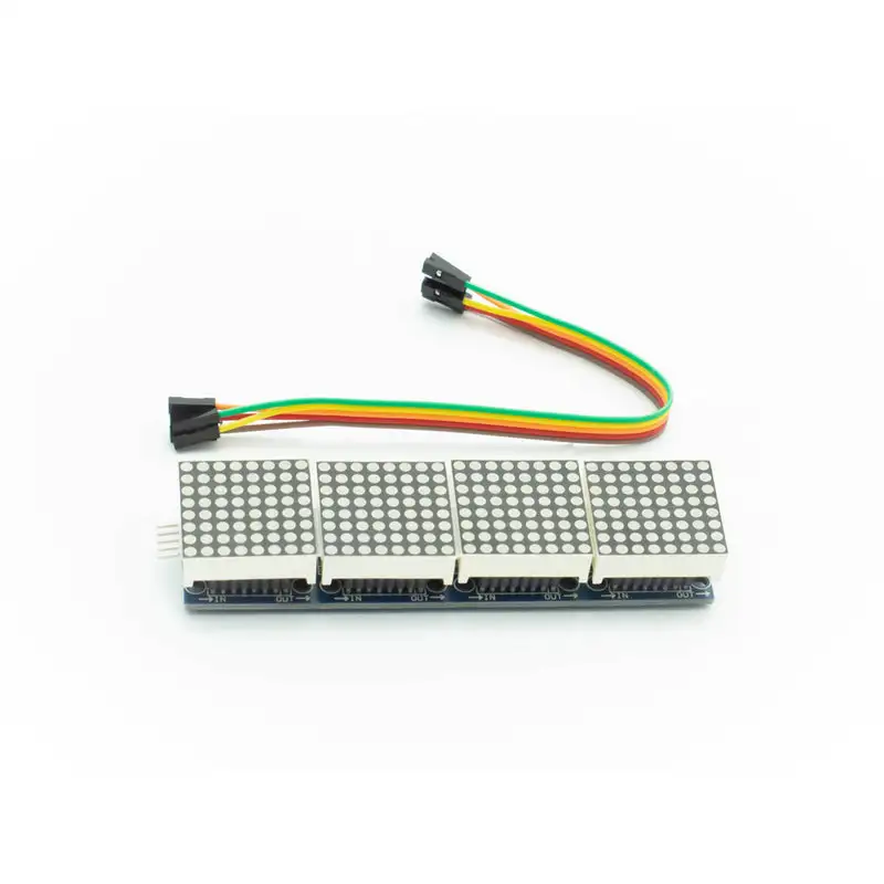 MAX7219 LED Dot Matrix 4 in 1 Display Module