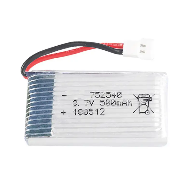 3.7V 500mAH (Lithium Polymer) Lipo Rechargeable Battery for RC Drone