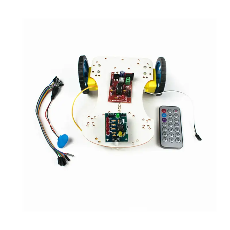 DIY IR TSOP Remote Control Robotic Car Kit (Non Programmable)