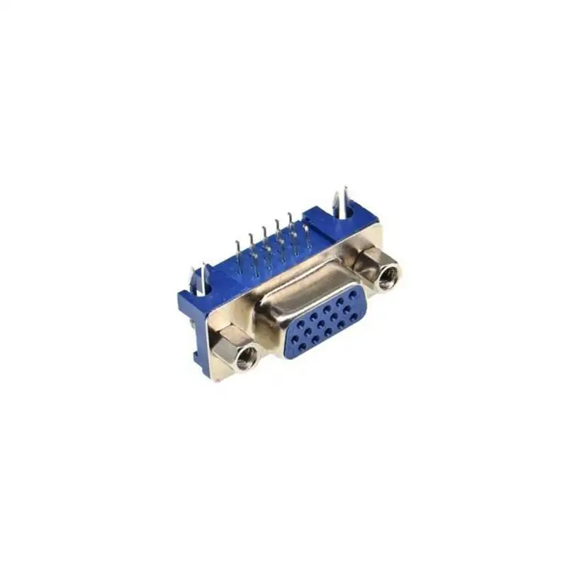 DB15 VGA Connector - Female PCB Mount - Right Angle