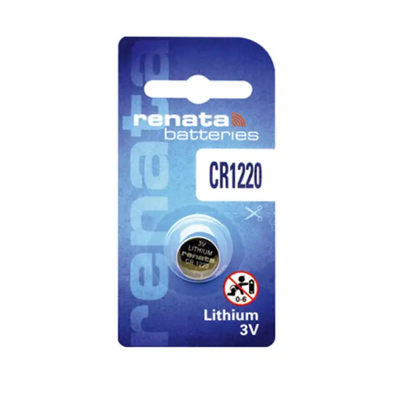 Renata CR1220 (Original) 3V 40mAh Lithium Coin Cell Battery