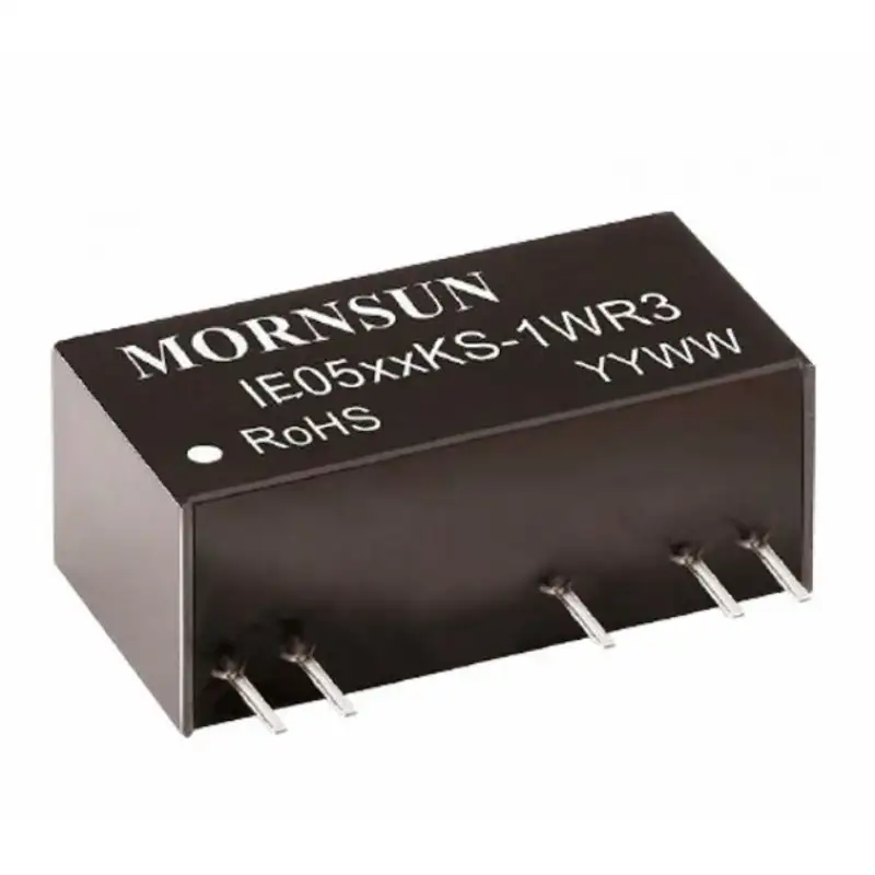 IE0515KS-1WR3 Mornsun 5V to Â±15V DC-DC Converter 1W Power Supply Module - Compact SIP Package