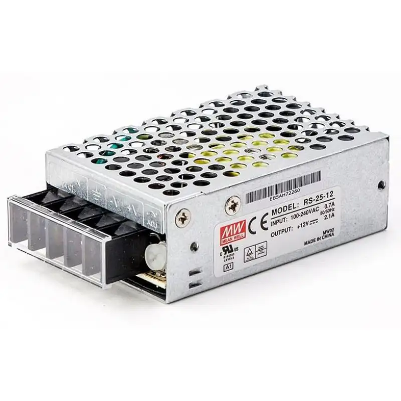 RS-25-12 Mean Well SMPS - 12V 2.1A - 25W Metal Power Supply