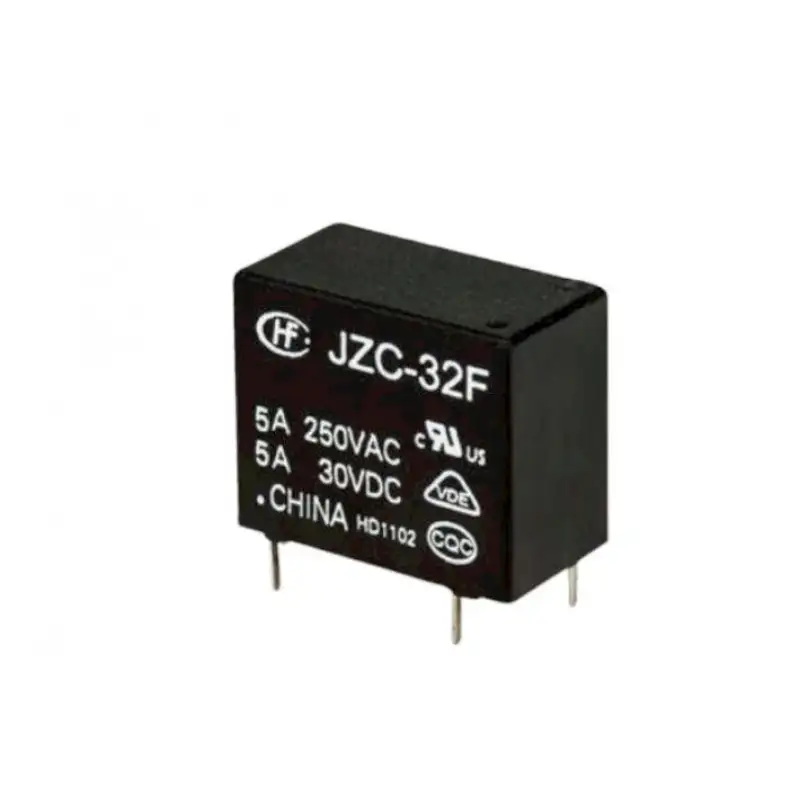 Hongfa 9V 5A DC JZC-32FA/009-HSL2 4 Pin SPST Miniature Power Relay