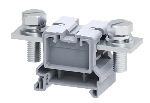 Connectwell CBB95LS 95 sq mm Feed through Slotted Bolt Type Terminal Block