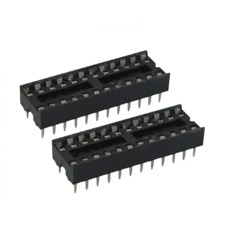 24 Pin IC Base (DIP) - 2 Pieces Pack