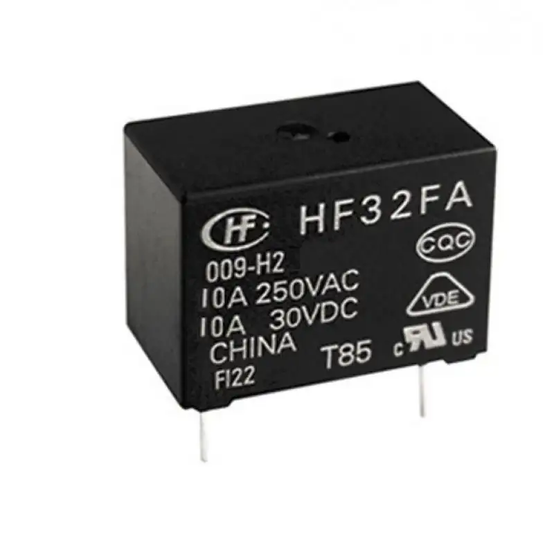 Hongfa 9V 10A DC HF32FA-G/009-H2 4 Pin SPST Miniature Power Relay