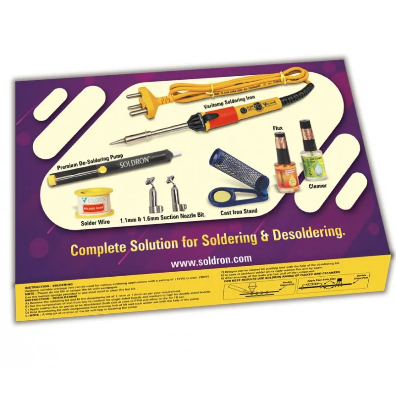 Soldron Soldering And Desoldering Kit