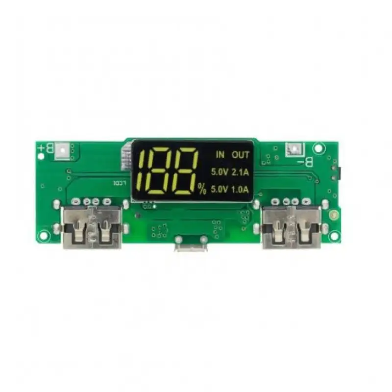 18650 5V 2A Lithium Battery Digital Display Module