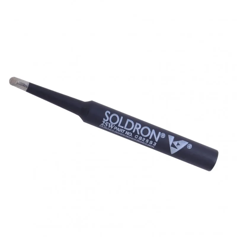 Soldron CB25S3 Black Ceramic Coated Delux Spade Bit for Soldron 25W Soldering Iron