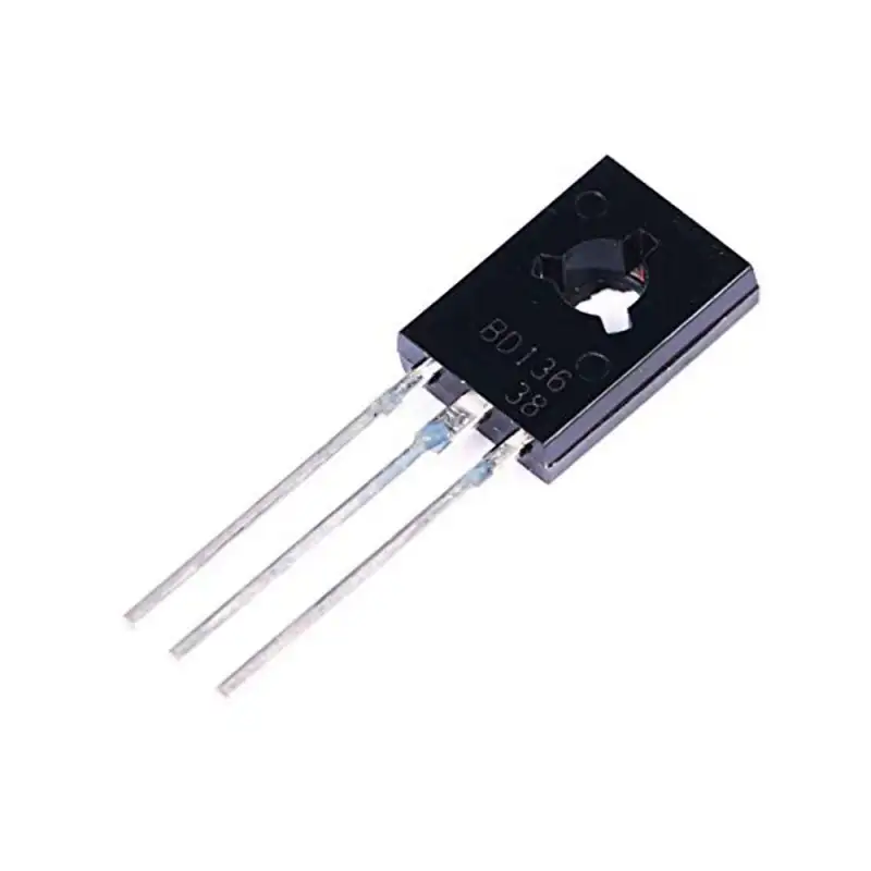 BD136 PNP Bipolar Medium Power Transistor 45V 1.5A TO-126 Package