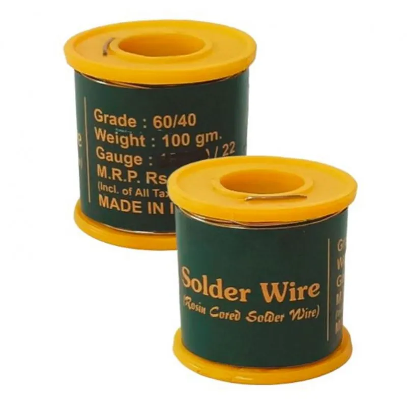 DL 100gm 22 Gauge 60/40 Grade Rosin Cored Solder Wire